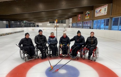 Németországban edzőtáboroztak a kerekesszékes curling-válogatott tagjai