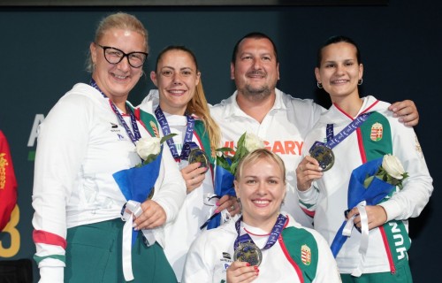 Aranyérmes a női tőrcsapat a kerekesszékes vívó Európa-bajnokságon