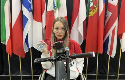 Szabó Alexandra egyéniben ezüstérmes a kanadai boccia világkupán