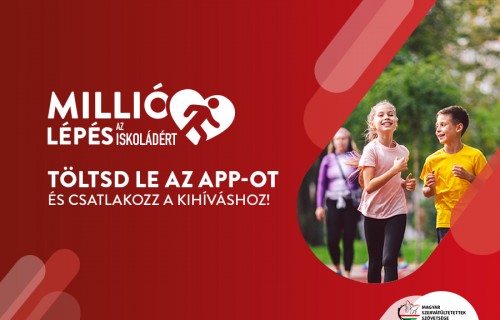 Szeptember 25-én ismét startol a „Millió lépés az iskoládért” program