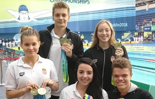 Két arany-, két ezüst- és öt bronzérmet nyertek a magyarok a dublini paraúszó Európa-bajnokságról