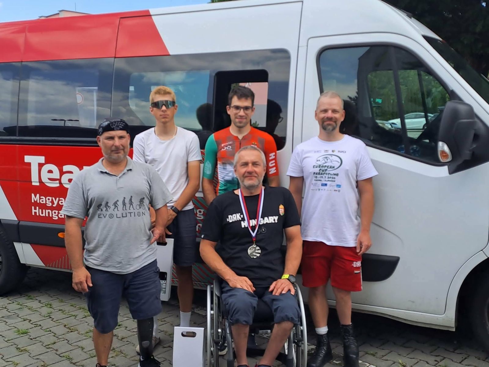 Négy érmet szereztek a magyar parakerékpárosok a púchovi Európa-kupán