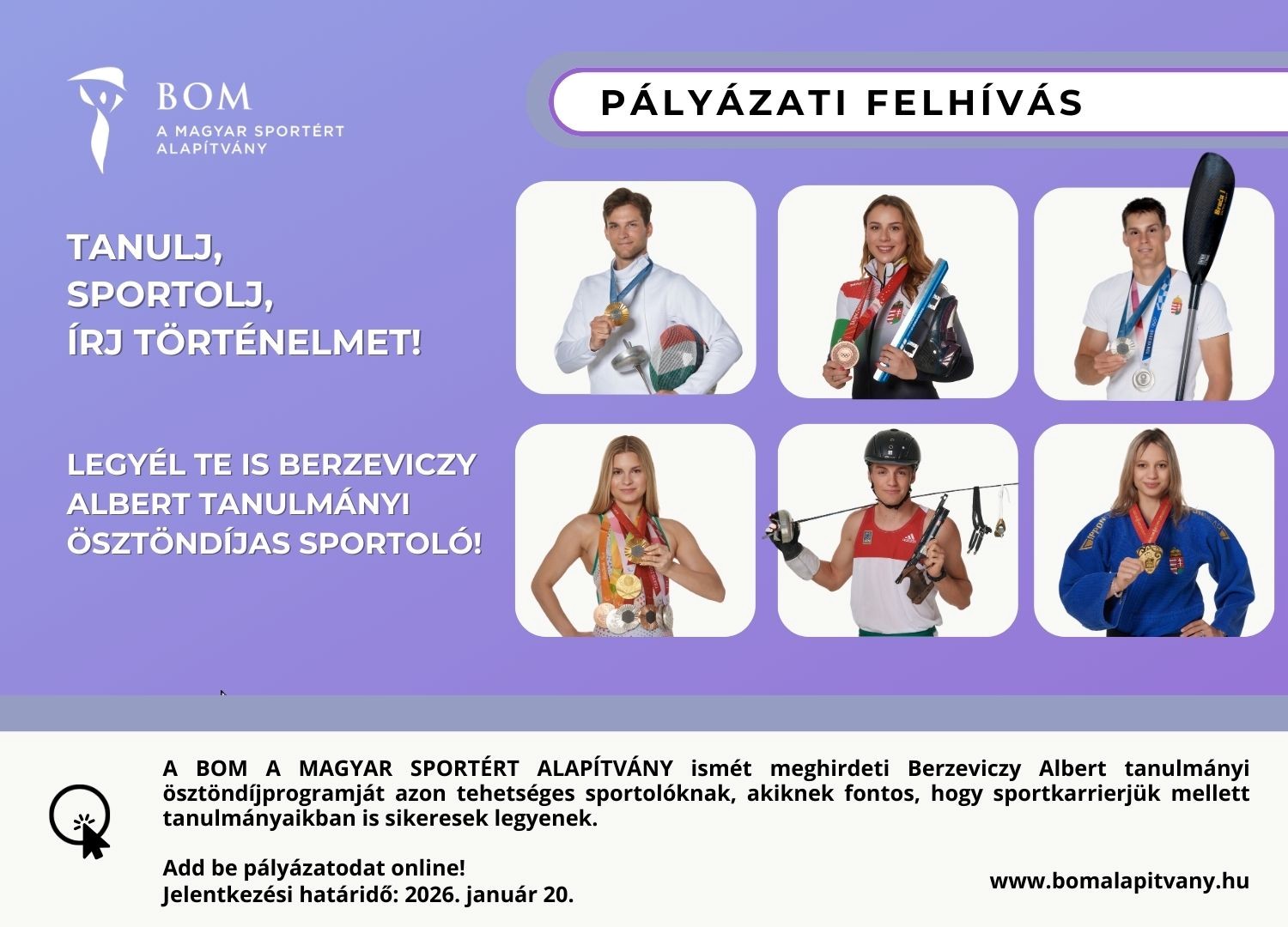 Megnyílt a jelentkezés a 2026. évi BOM Berzeviczy Albert tanulmányi ösztöndíjra