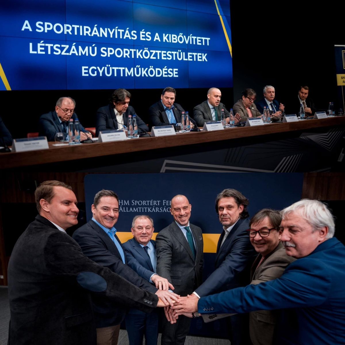Közösen tartott évindító sajtótájékoztatót a hat magyar sportköztestület