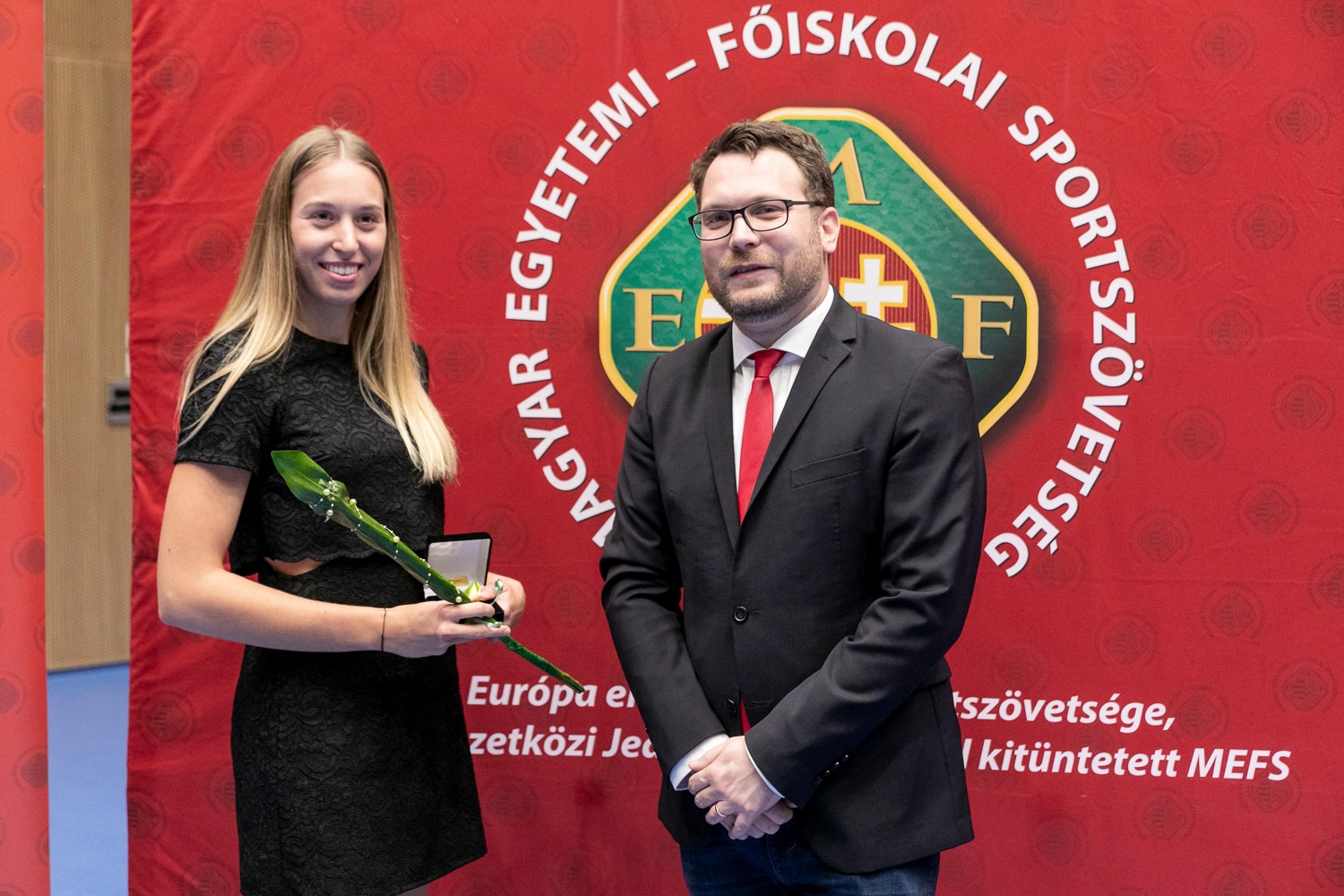 Ekler Luca, Illés Fanni és Busa Andrea, az MPB munkatársa is díjat kapott a Magyar Egyetemi - Főiskolai Sportszövetség (MEFS) az „Év Egyetemi Sportolója” Díjátadó Gáláján