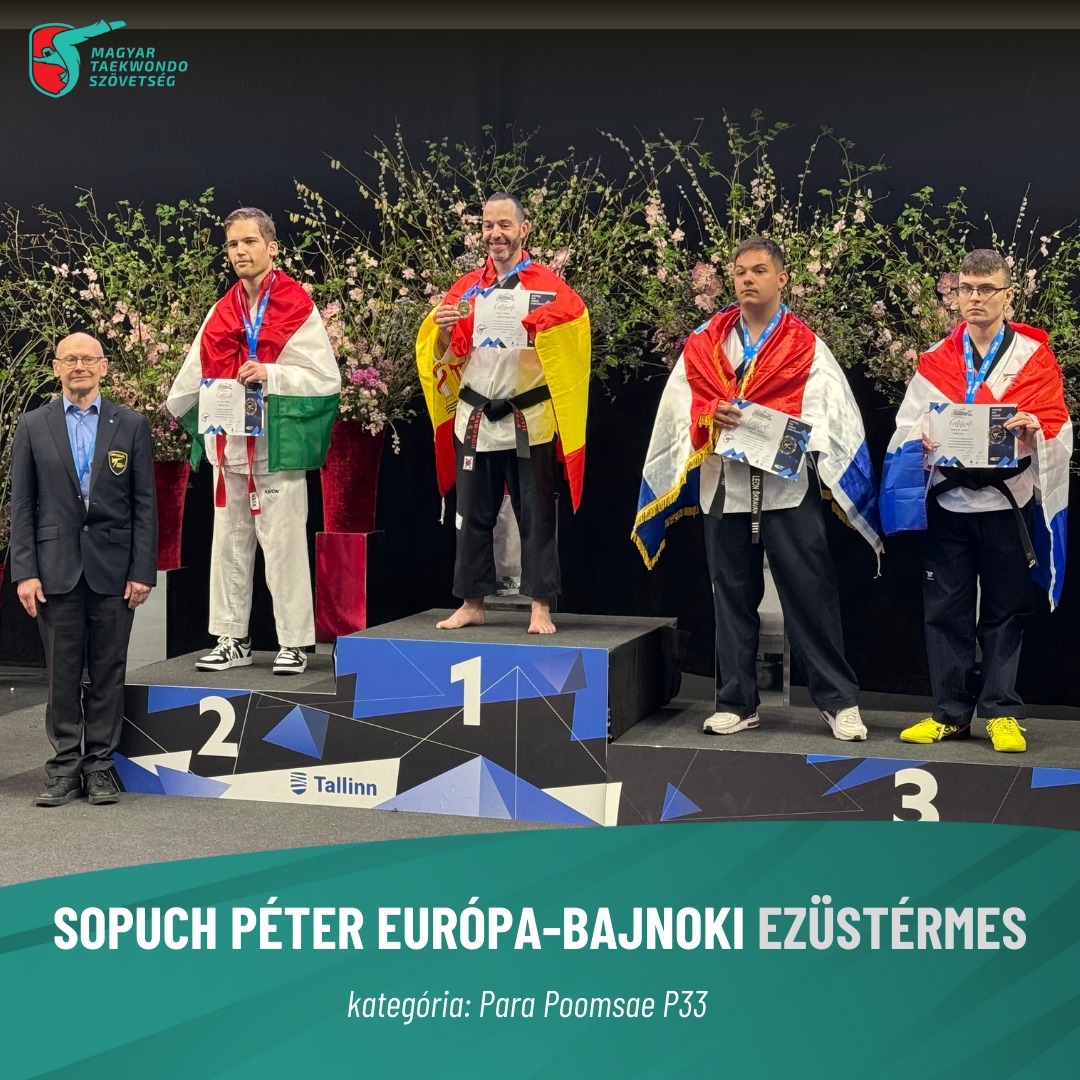 Sopuch Péter Európa-bajnoki ezüstérmes Tallinnban