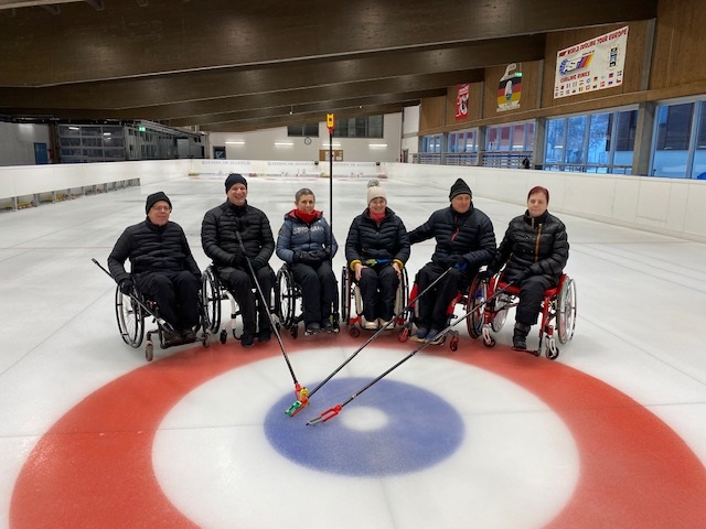 Németországban edzőtáboroztak a kerekesszékes curling-válogatott tagjai