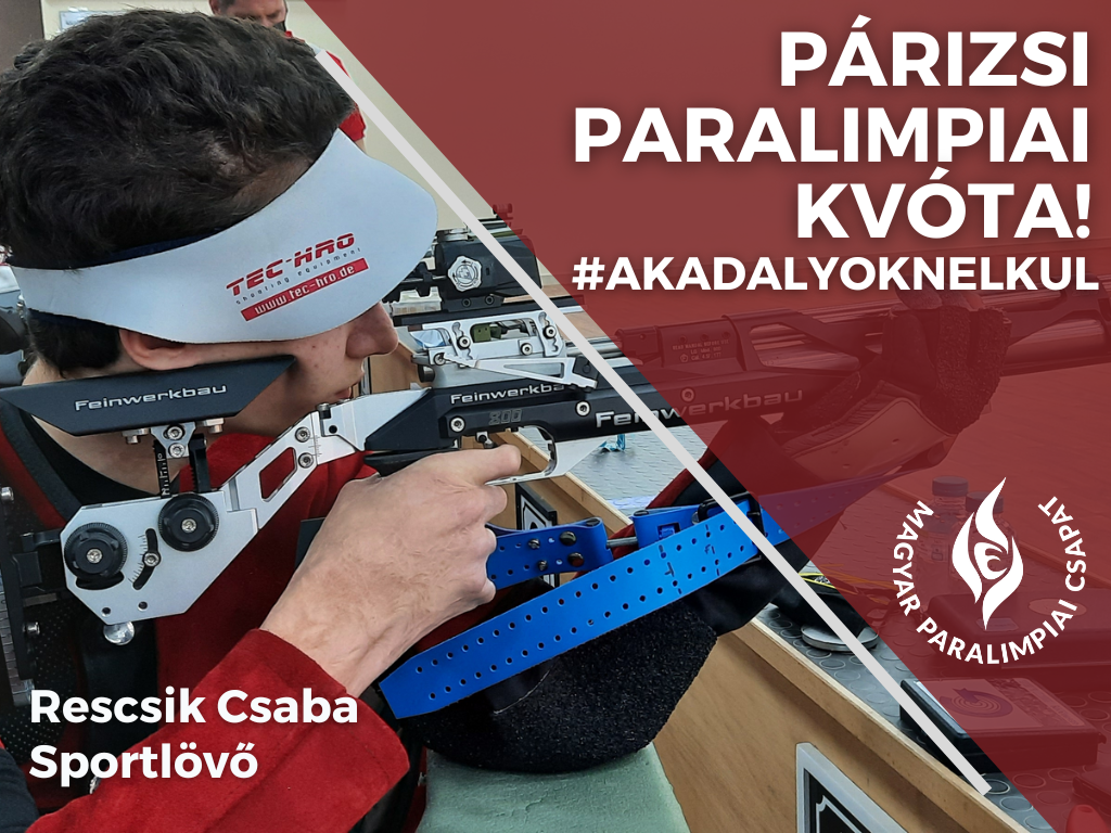 Megszületett az első magyar kvóta a párizsi paralimpiára