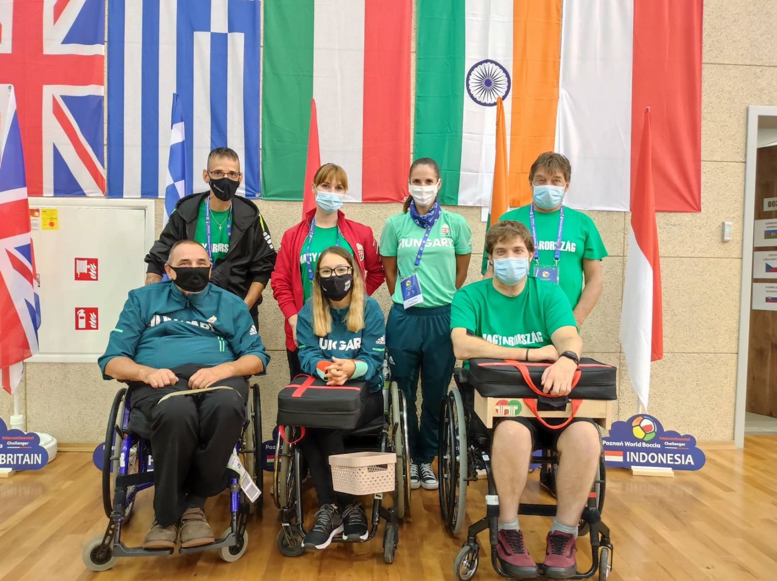 Poznanban remekeltek a magyar boccia-válogatott sportolói