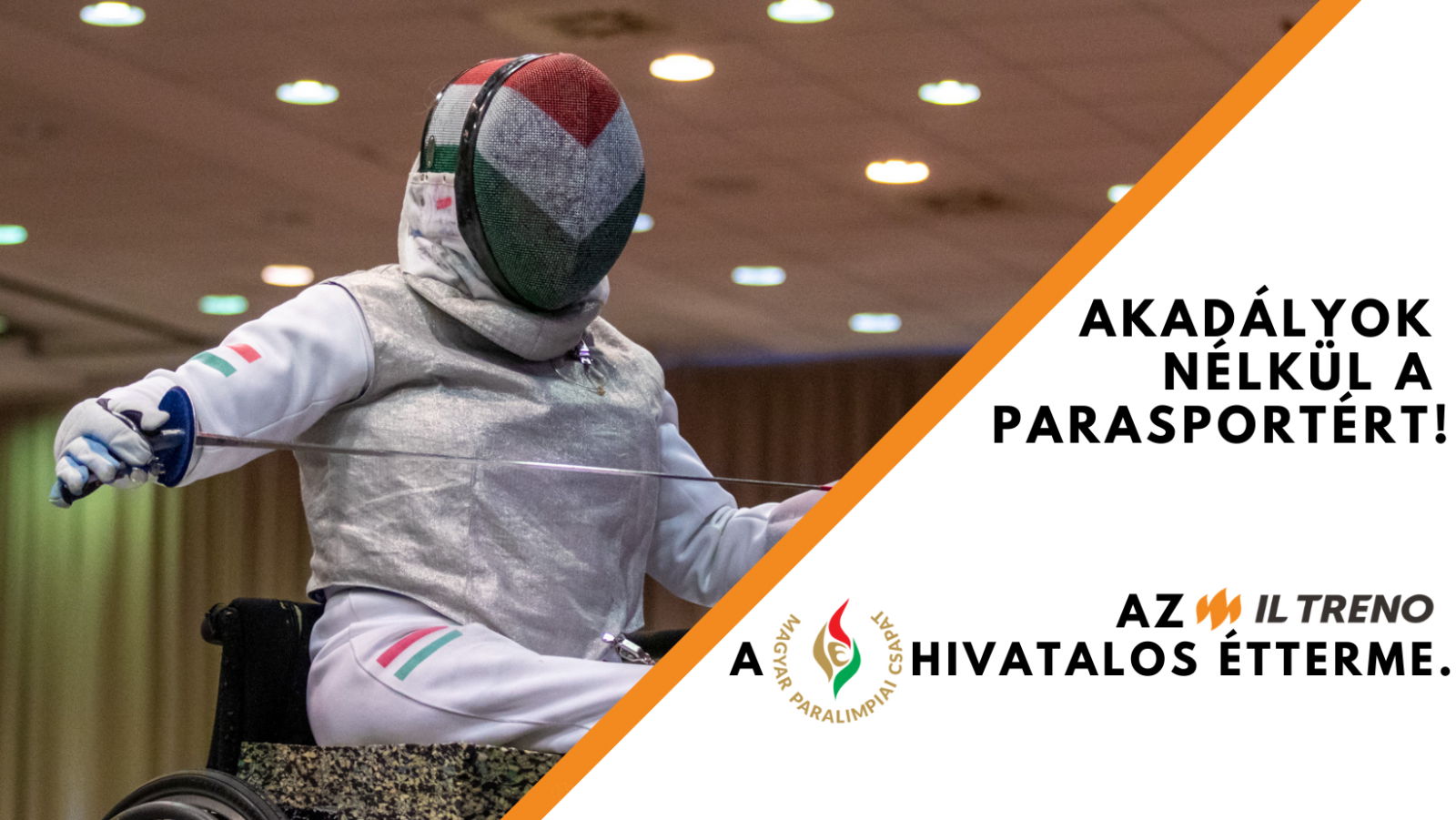 A Magyar Paralimpiai Csapat hivatalos étterme lett az IL Treno