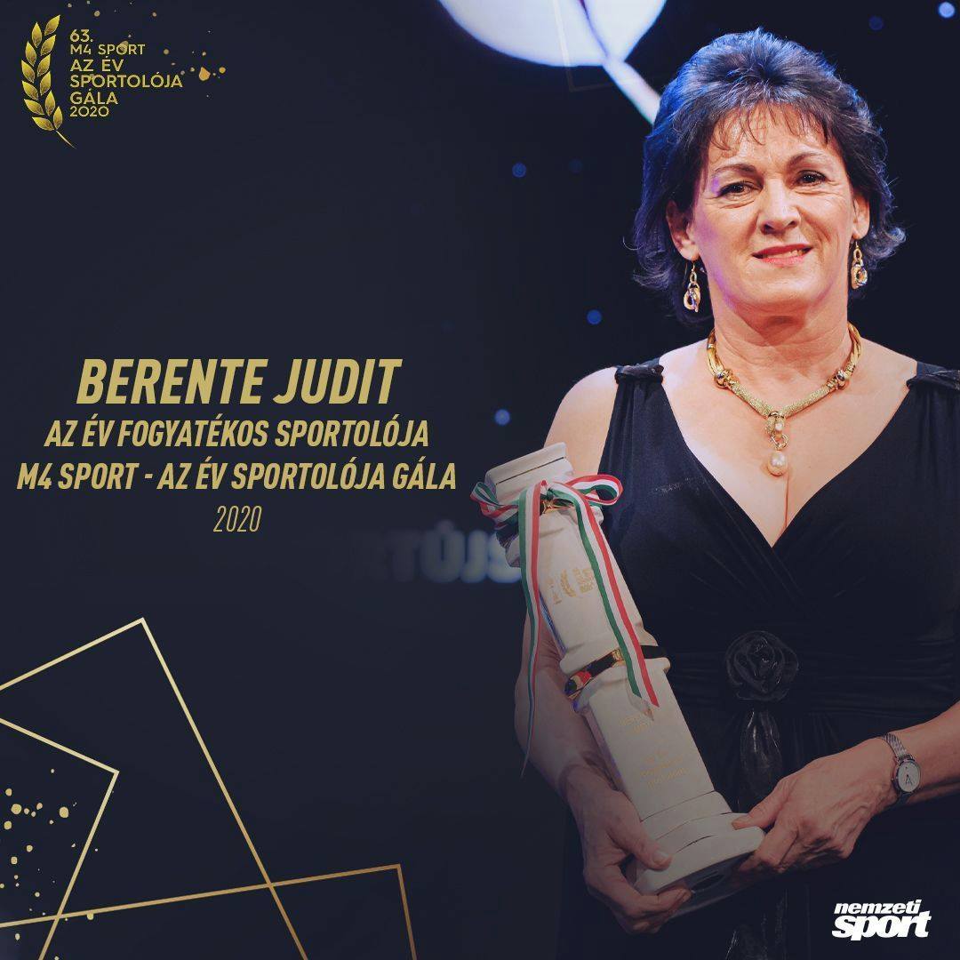 Berente Judit az Év Fogyatékos Sportolója