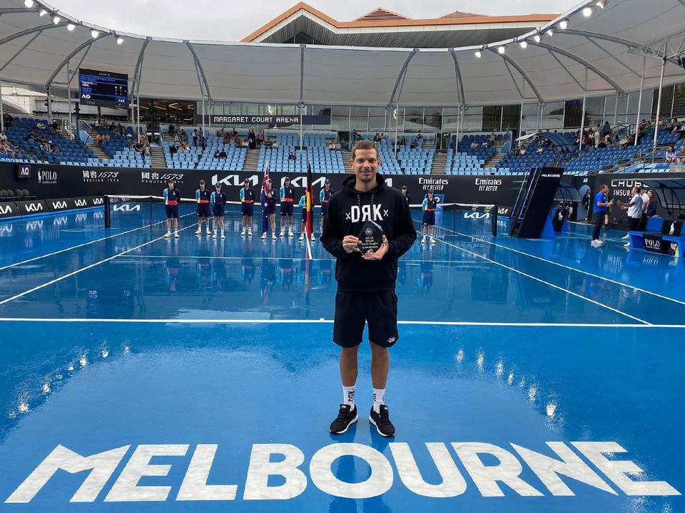Kimagasló siker, Máthé Gábor győzött az Australian Open hallássérültek betétversenyén