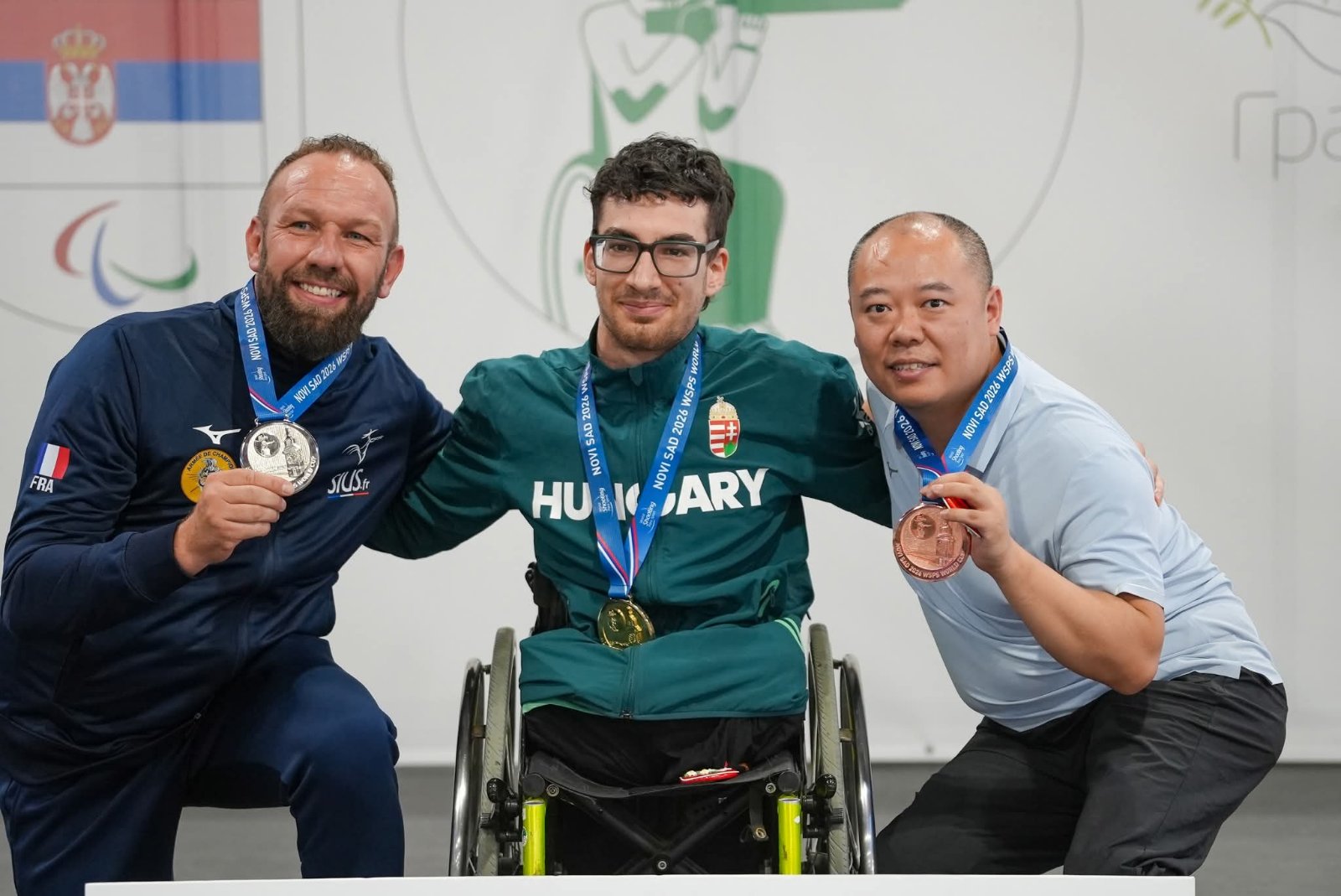 Magyar világ- és Európa-csúcs, arany- és bronzérem a Novi Sad-i Parasportlövő Világkupán
