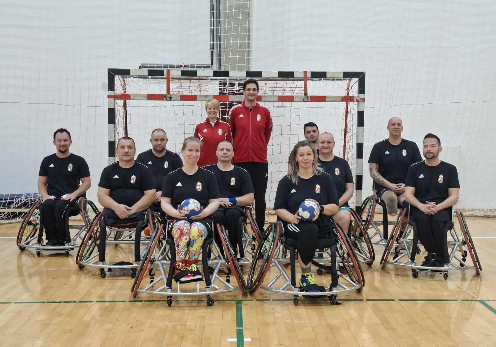 Vilniusban a magyar kerekesszékes kézilabda-válogatott