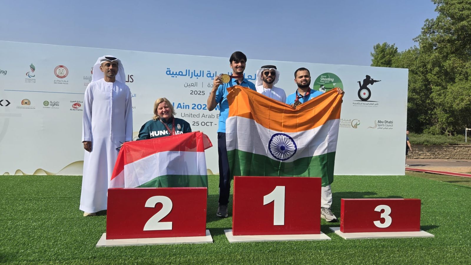 Ezüstéremmel zárta a 2025-ös Al Aini Világkupát a magyar parasportlövő csapat