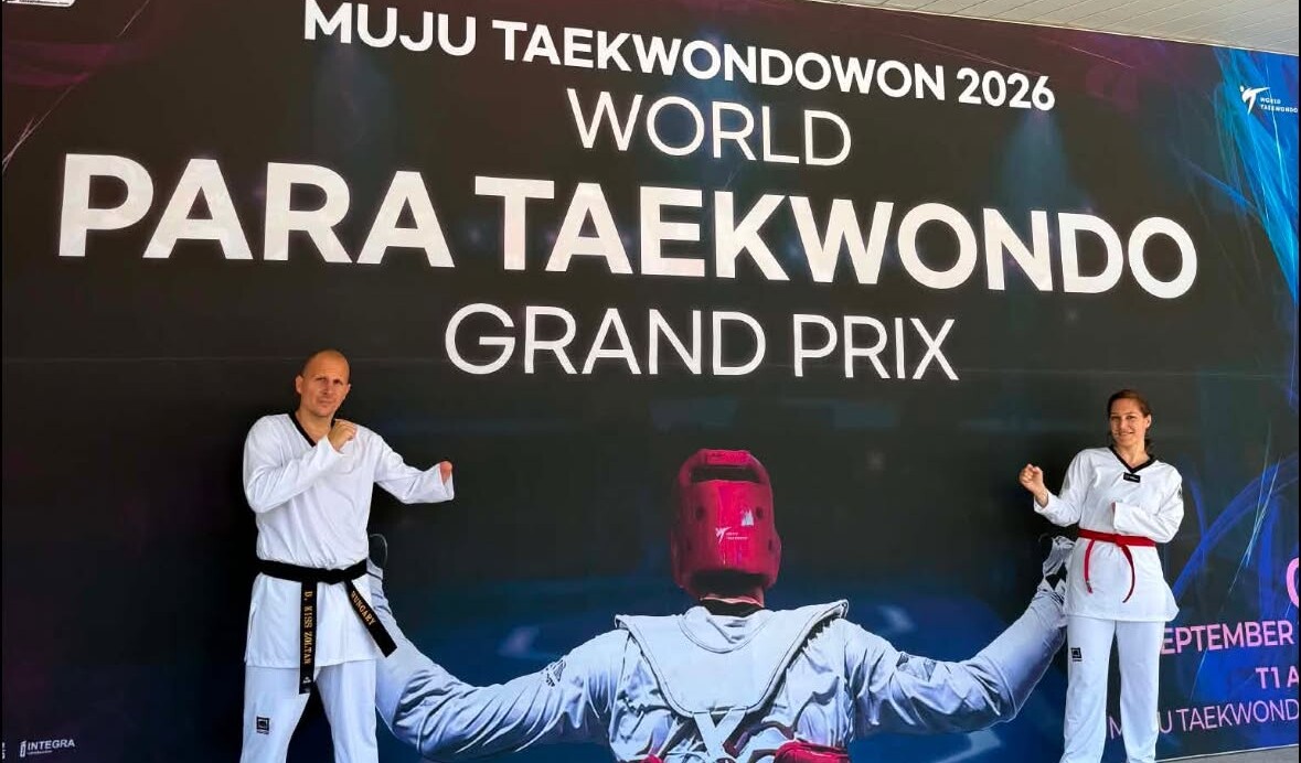 Bán Diána és D Kiss Zoltán is kilencedik helyen végzett a 2026-os para-taekwondo Grand Prix-sorozat dél-koreai, mujui állomásán
